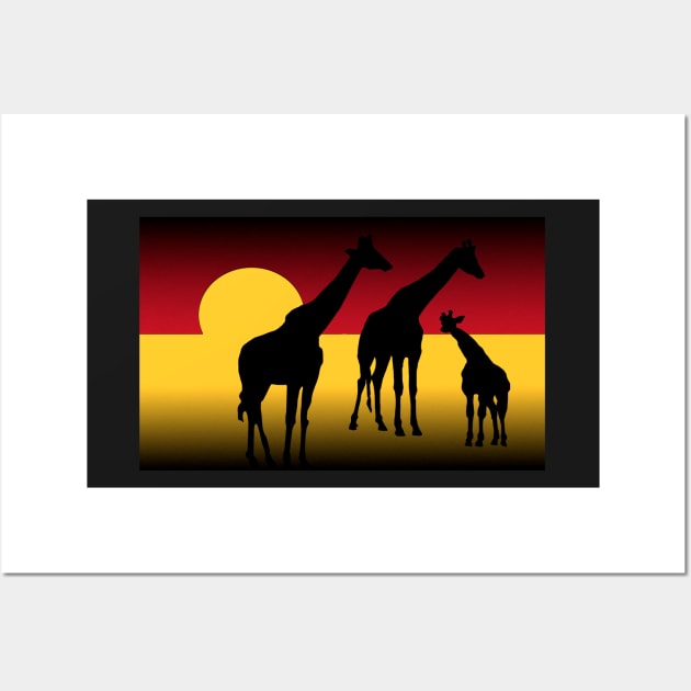 Sunset In The Serengeti Wall Art by KirtTisdale